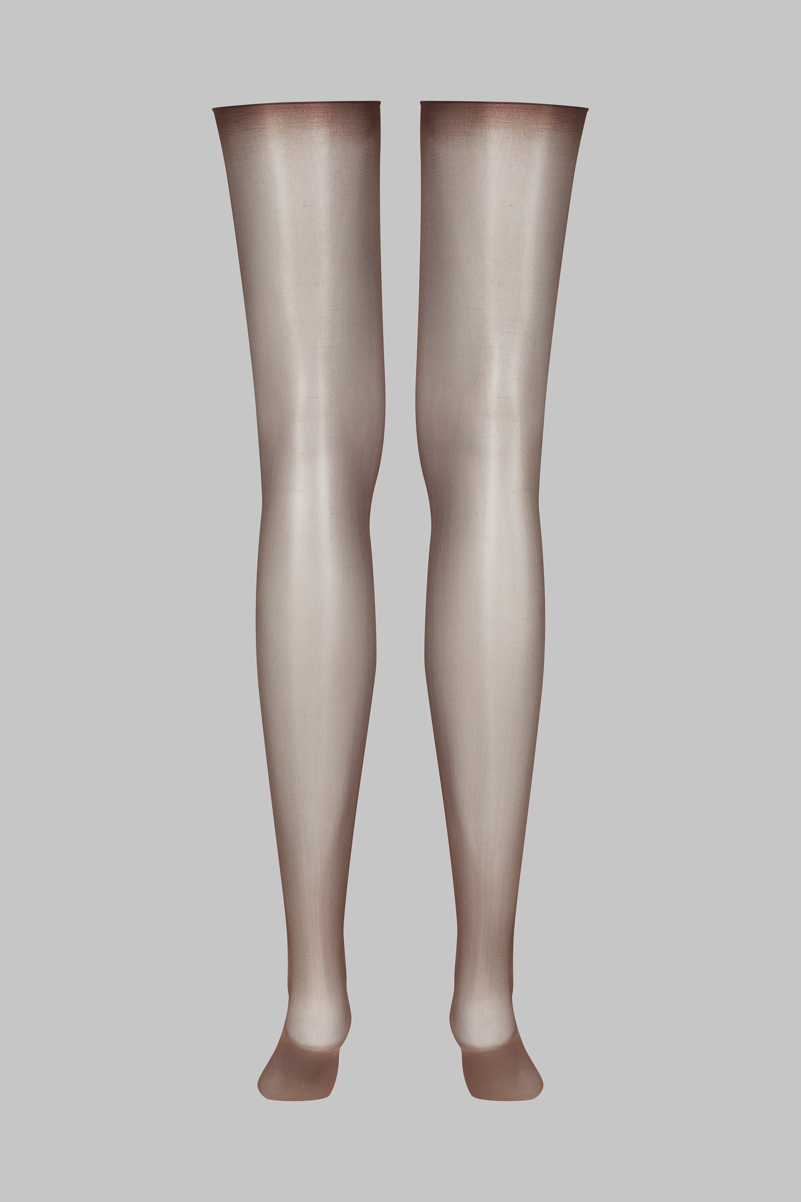 Cut and curled sheer stockings - 20D - LEGWEAR