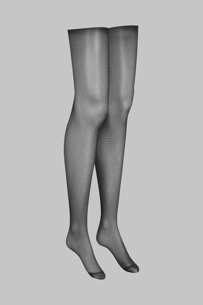 Cut and curled sheer stockings - 20D - LEGWEAR