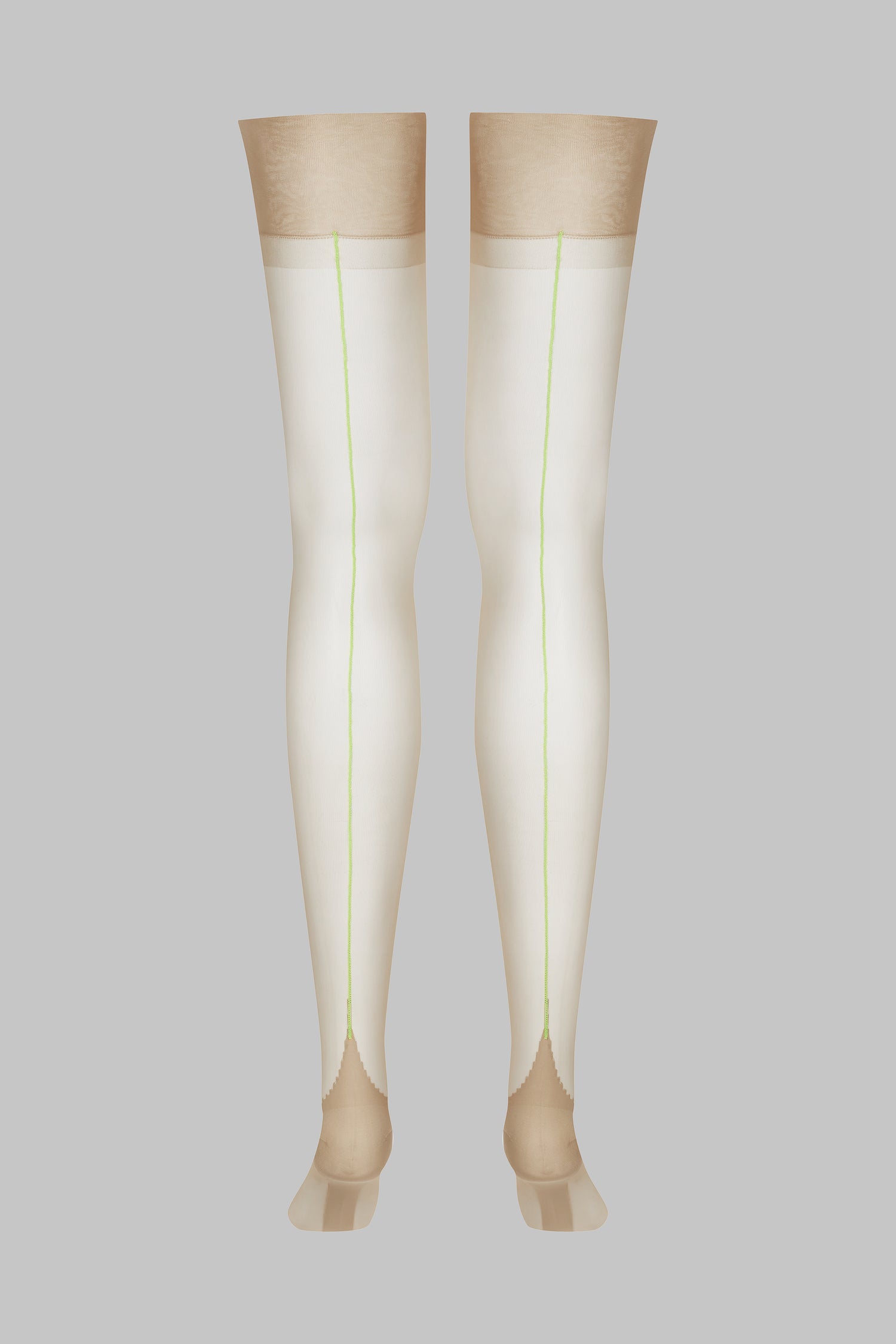 Authentic neon seamed nylon stockings -15D - LEGWEAR