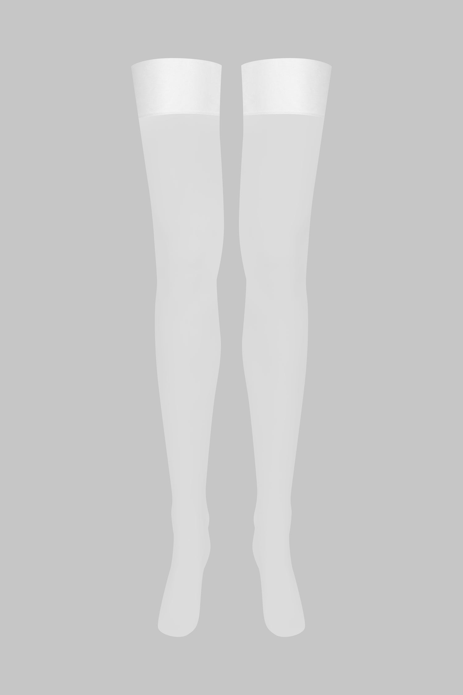 Nylon stockings - 15D - White - LEGWEAR