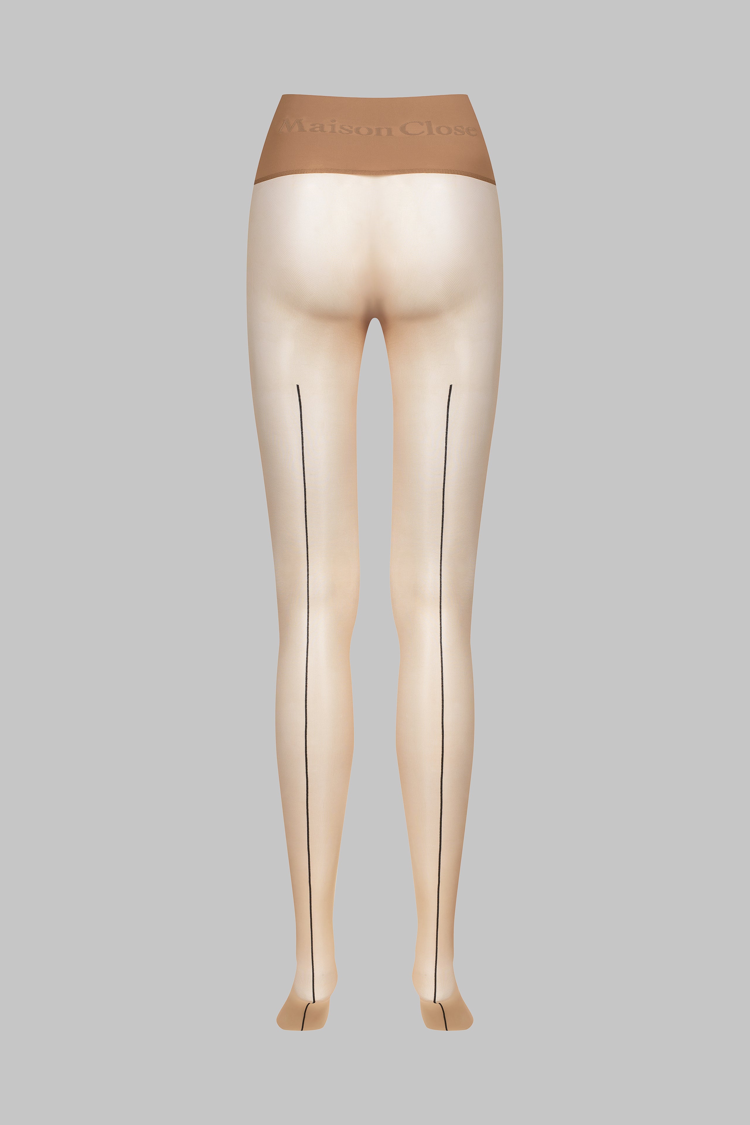 Signature Back Seam Seamless Tights - 20D - Medium Nude