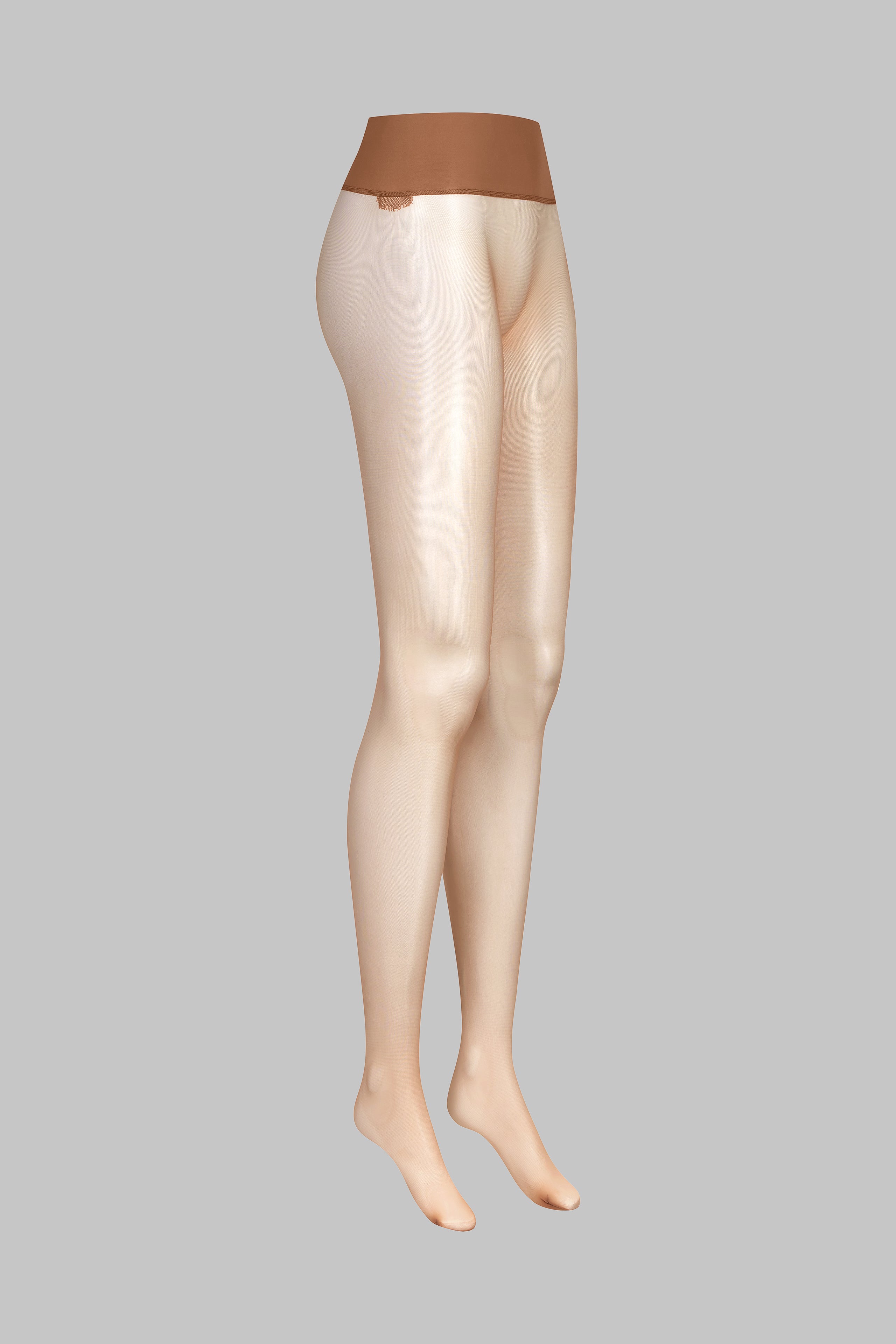 Back seam seamless tights - Signature - 20D - Sun Nude - LEGWEAR