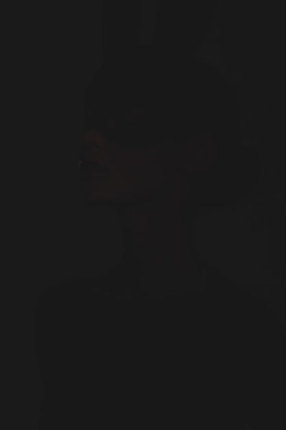 Velvet bunny mask with pompom - Les Fétiches