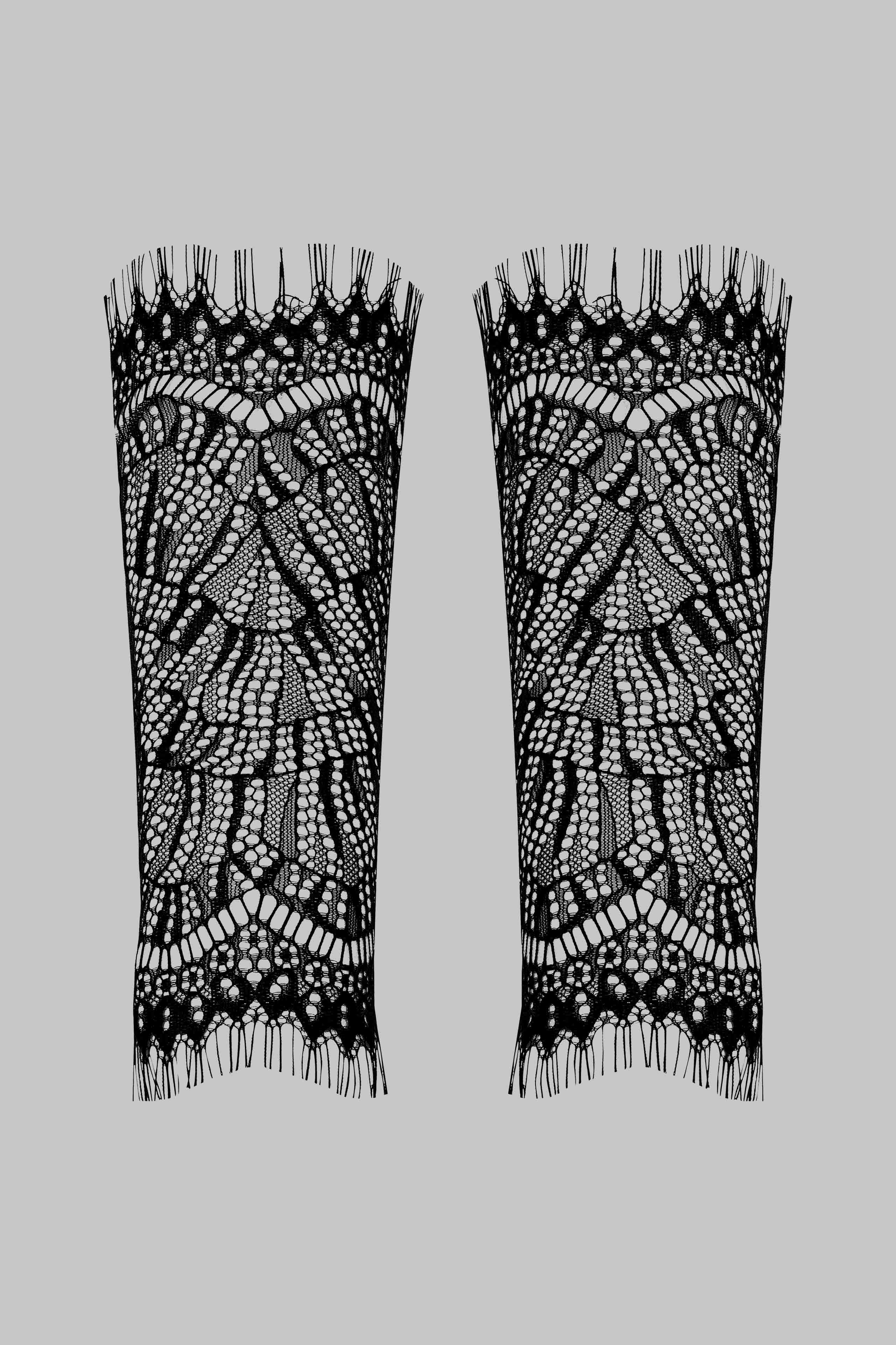 Lace cuffs - Accroche Coeur
