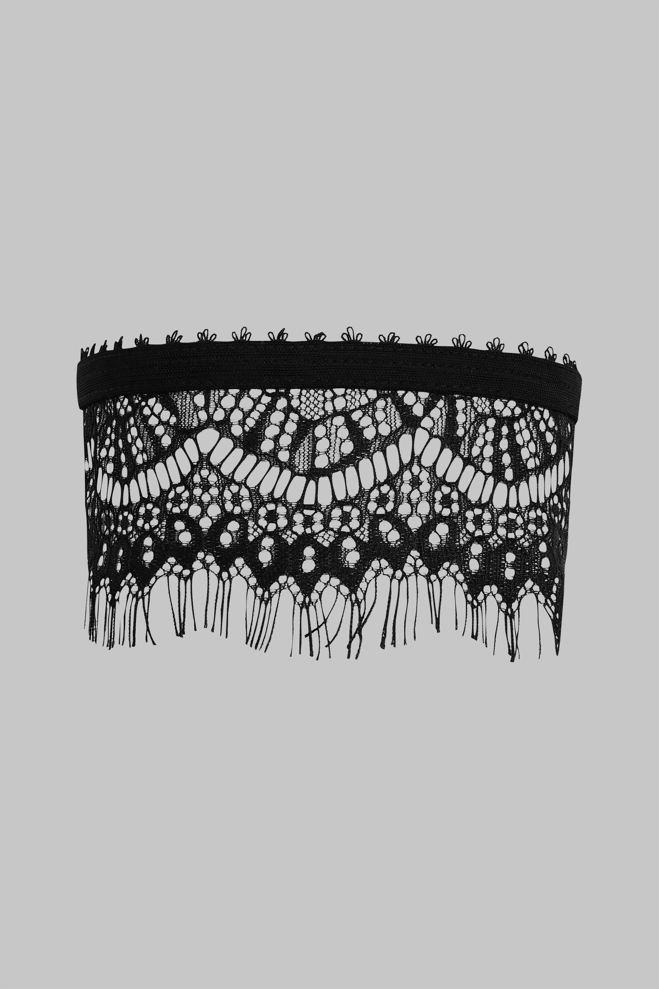 Lace necklace - Accroche Coeur