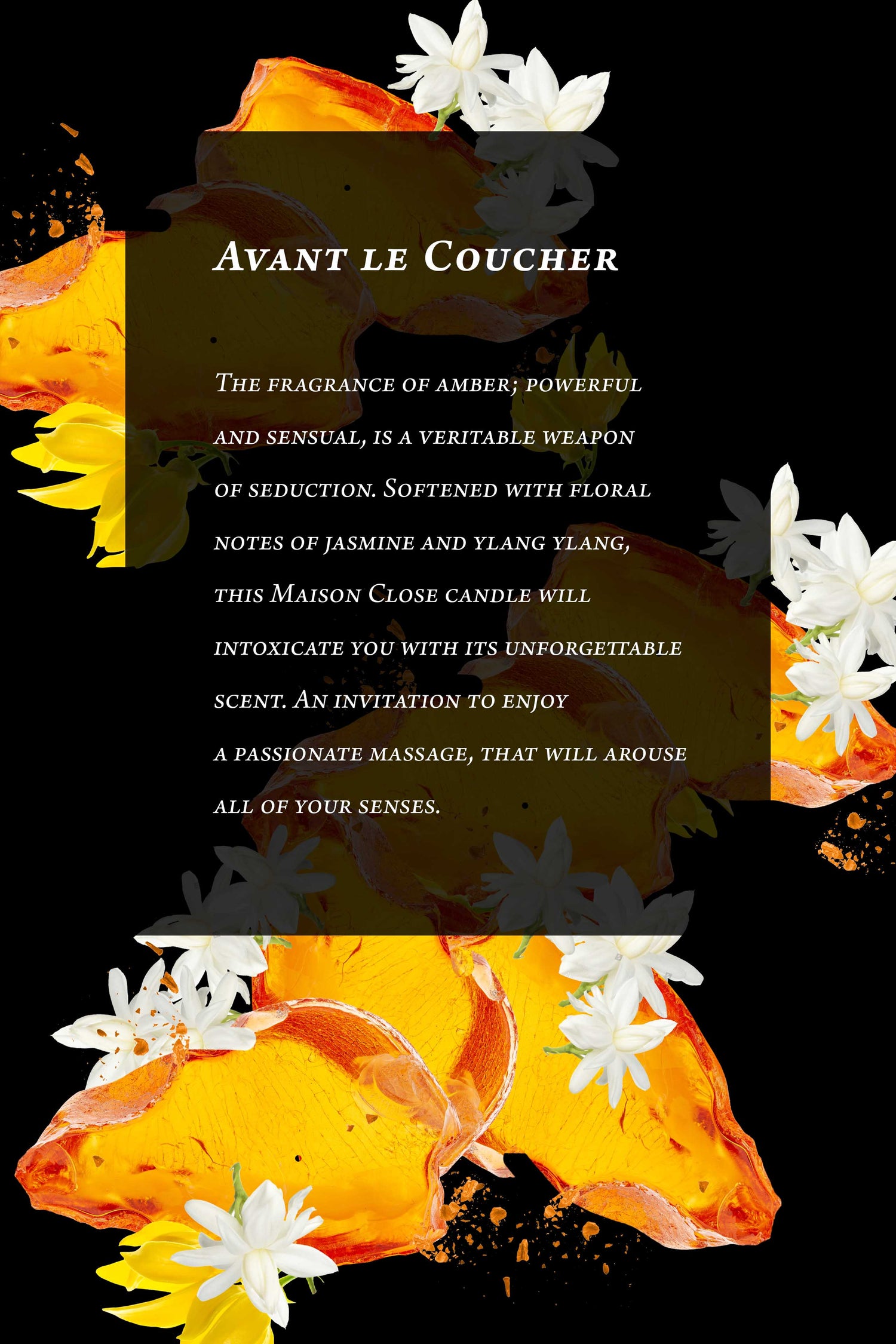 Massage Candle - Amber Blossom - Avant le Coucher