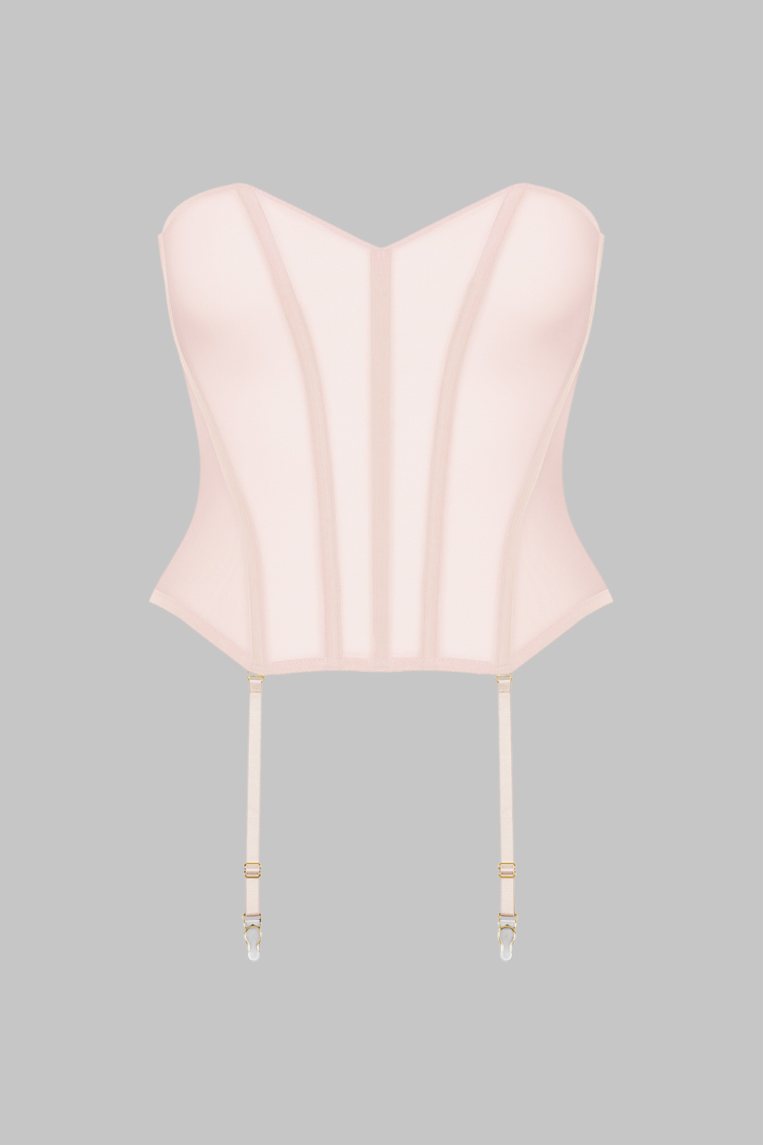 Corset top with Suspenders - L'Amoureuse