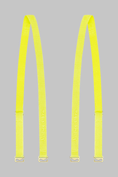shoulder-straps-for-bra-signature-neon-yellow-gold-1-pair-maison-close