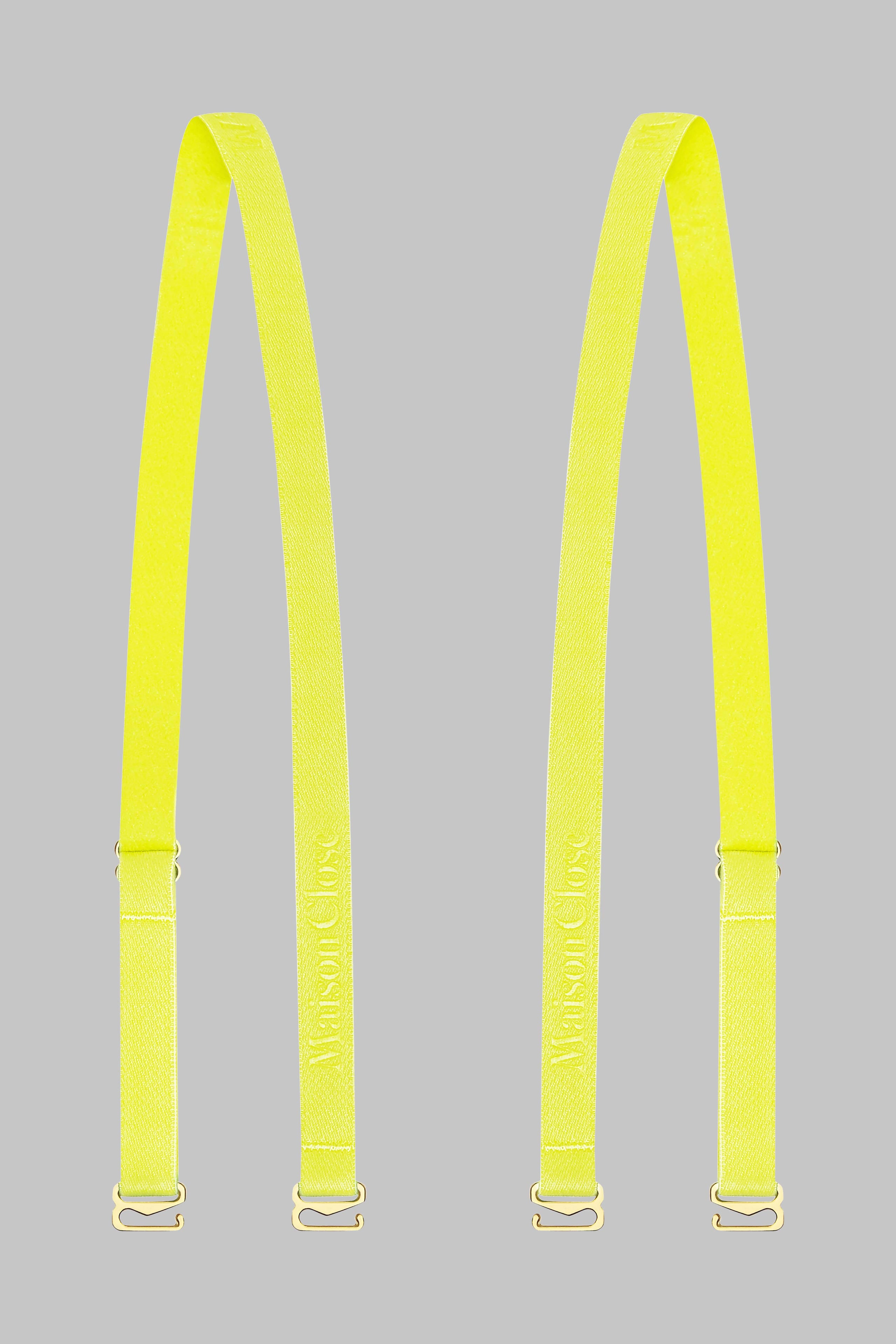 shoulder-straps-for-bra-signature-neon-yellow-gold-1-pair-maison-close