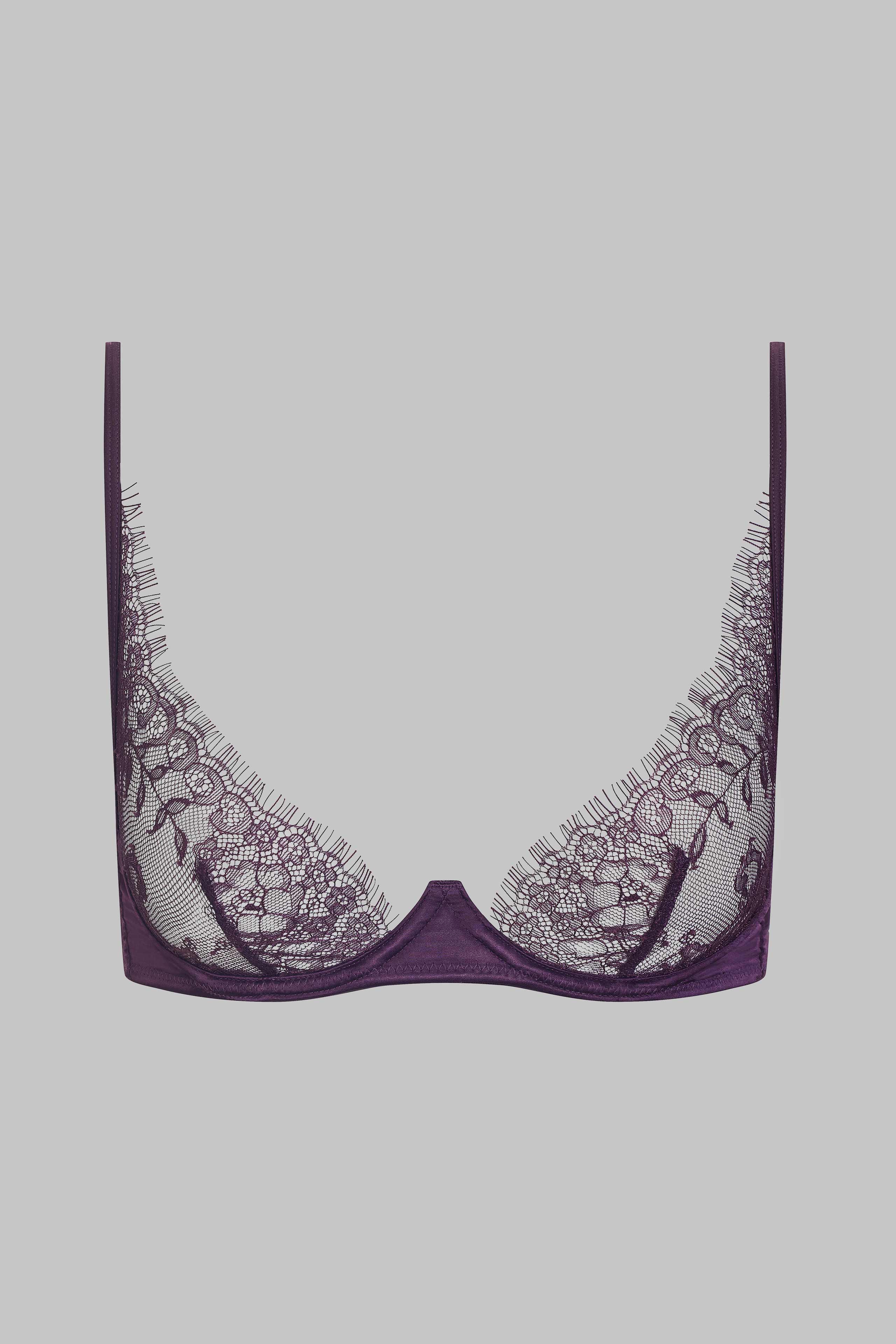 Wire Bra - Villa Satine - Purple