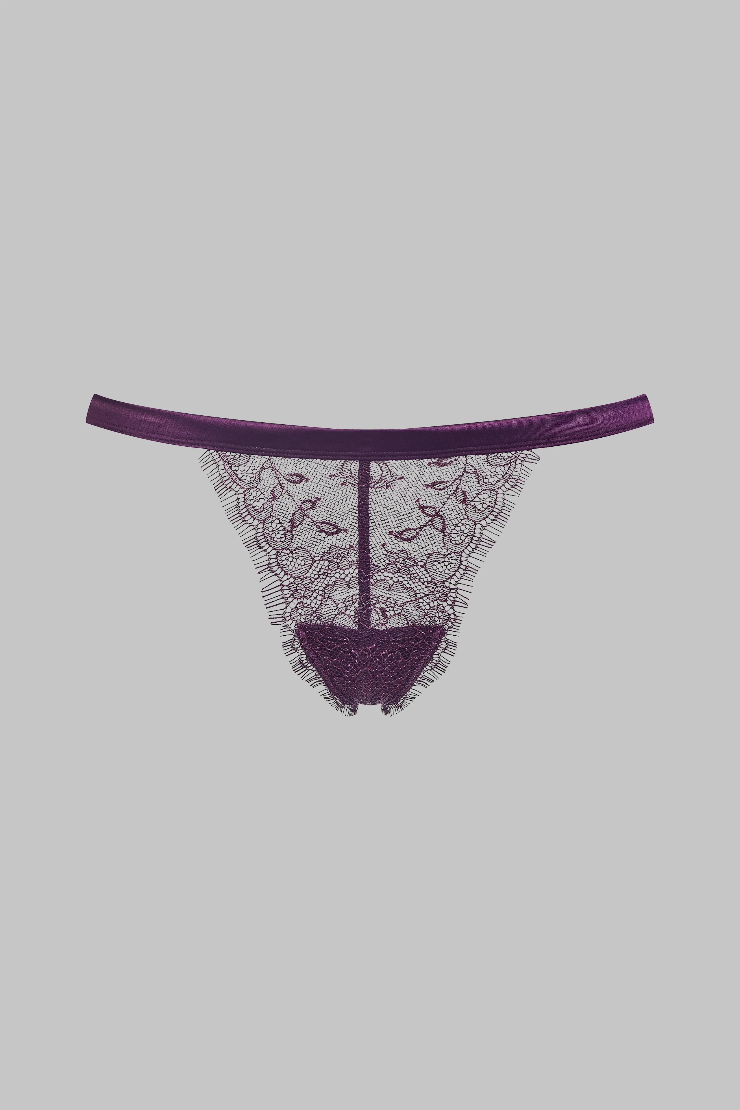 Mini thong - Villa Satine - Purple