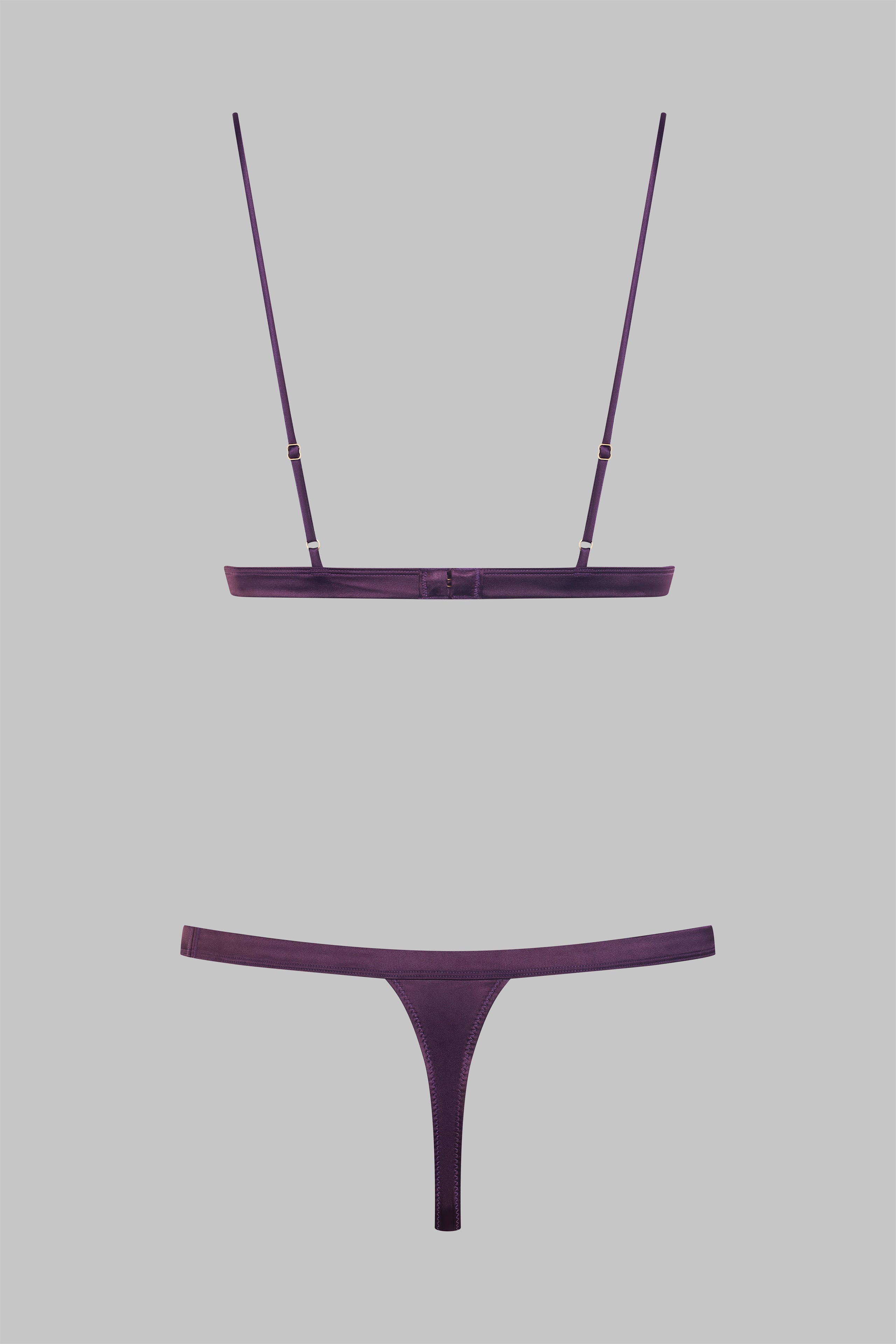 Thong body - Villa Satine - Purple