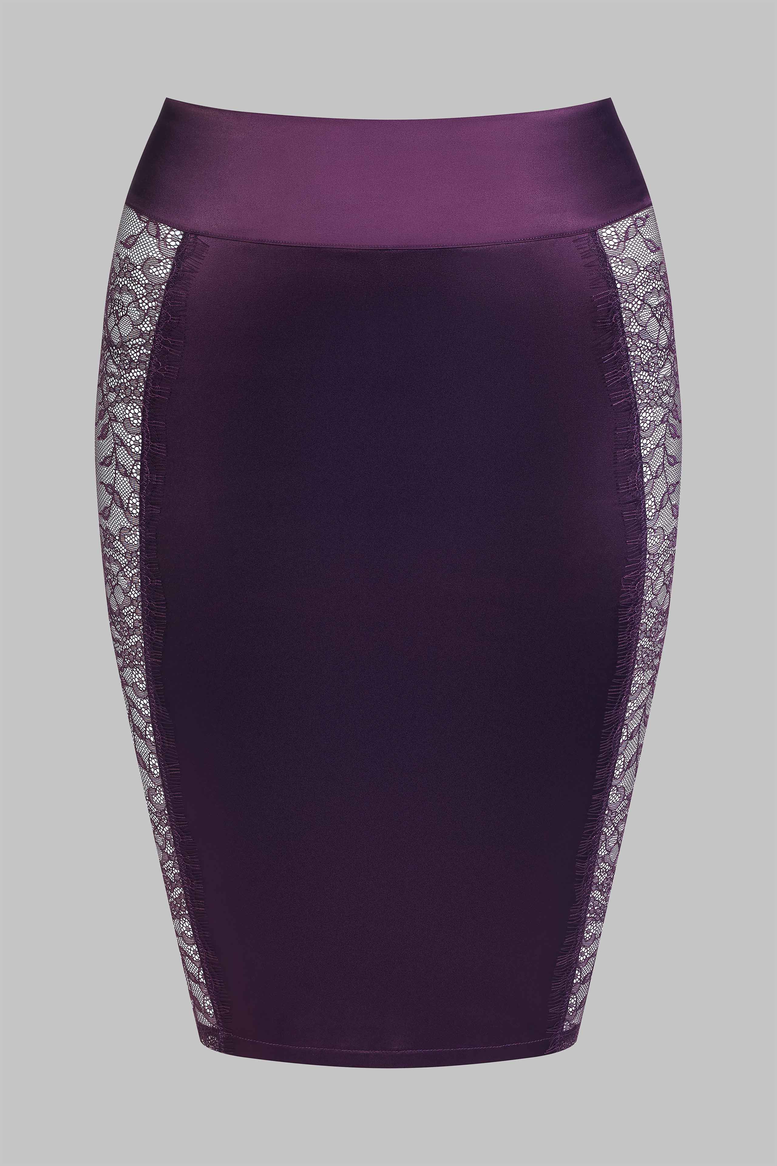 Pencil Skirt - Villa Satine - Purple
