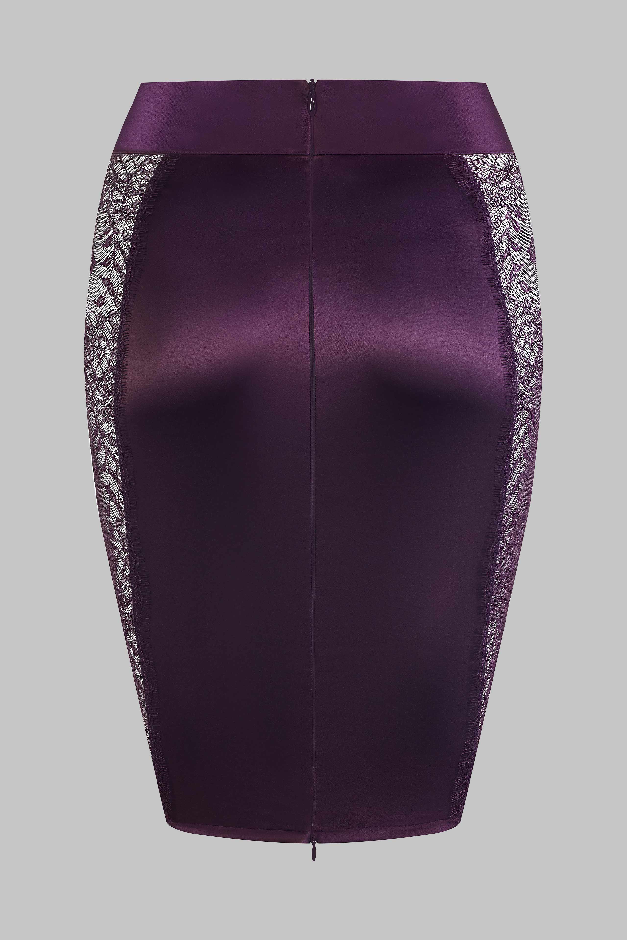 Pencil Skirt - Villa Satine - Purple