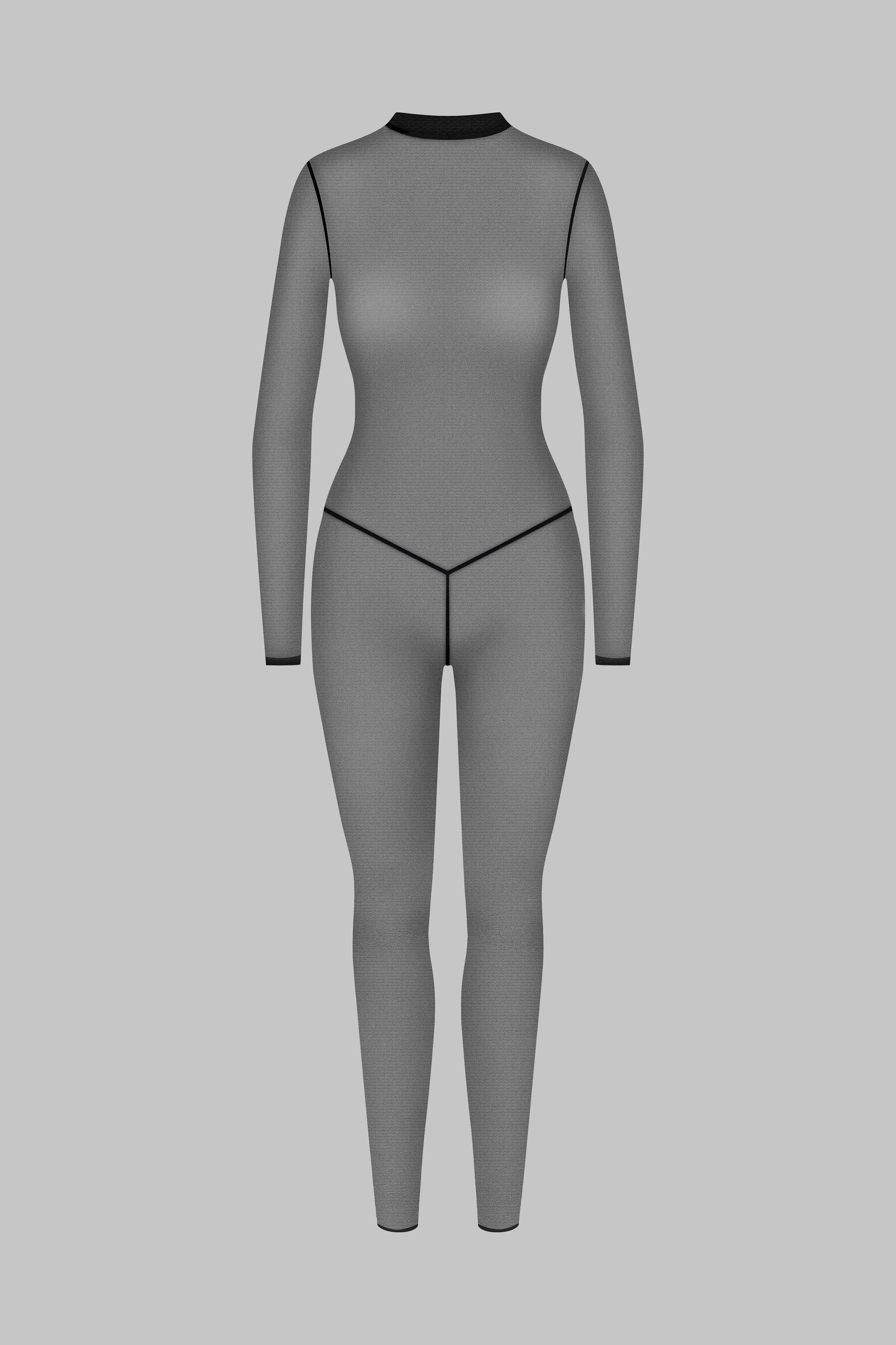 Open Back Catsuit - Corps à Corps - Black
