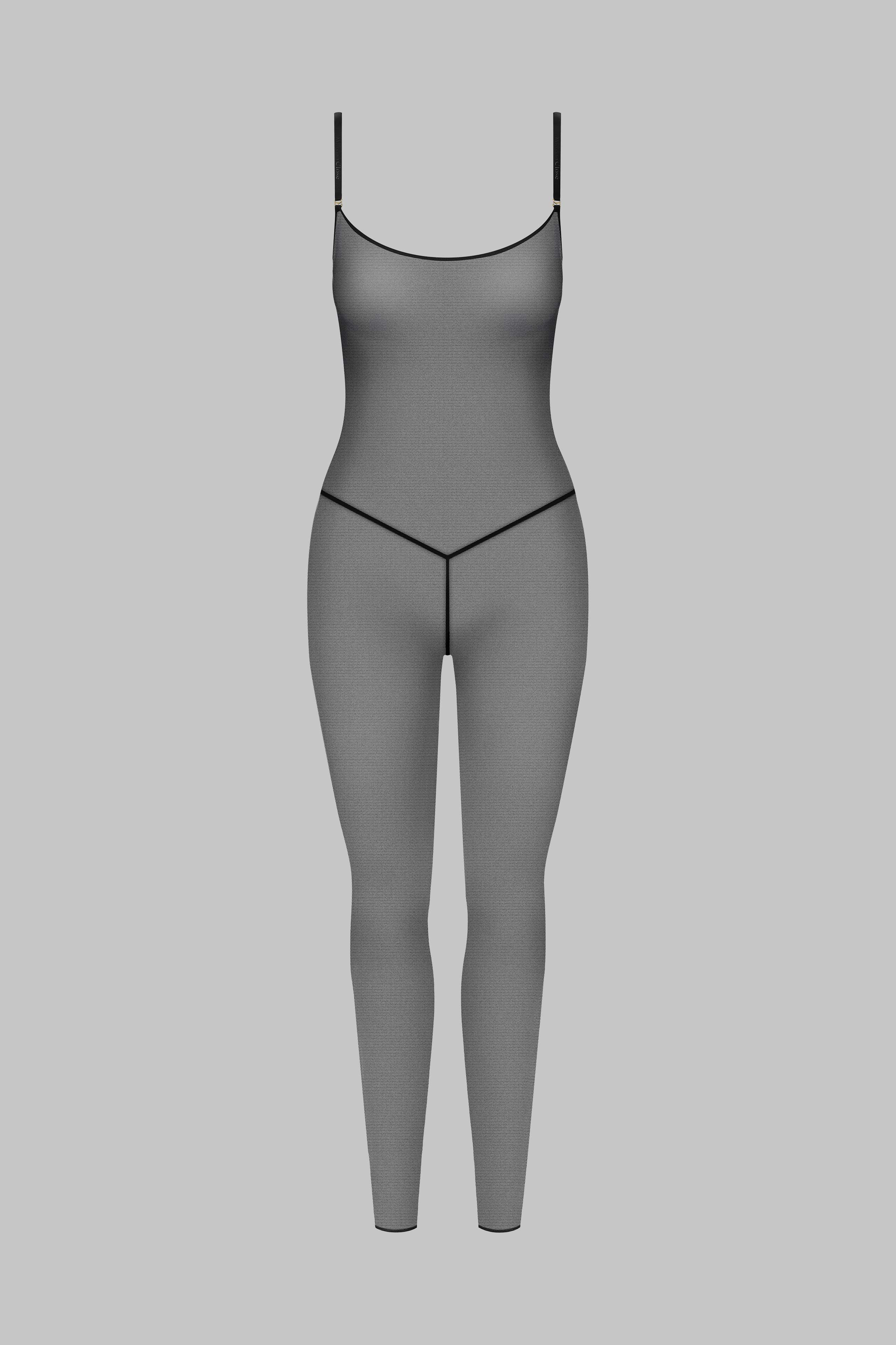 Straps Catsuit - Corps à Corps - Black