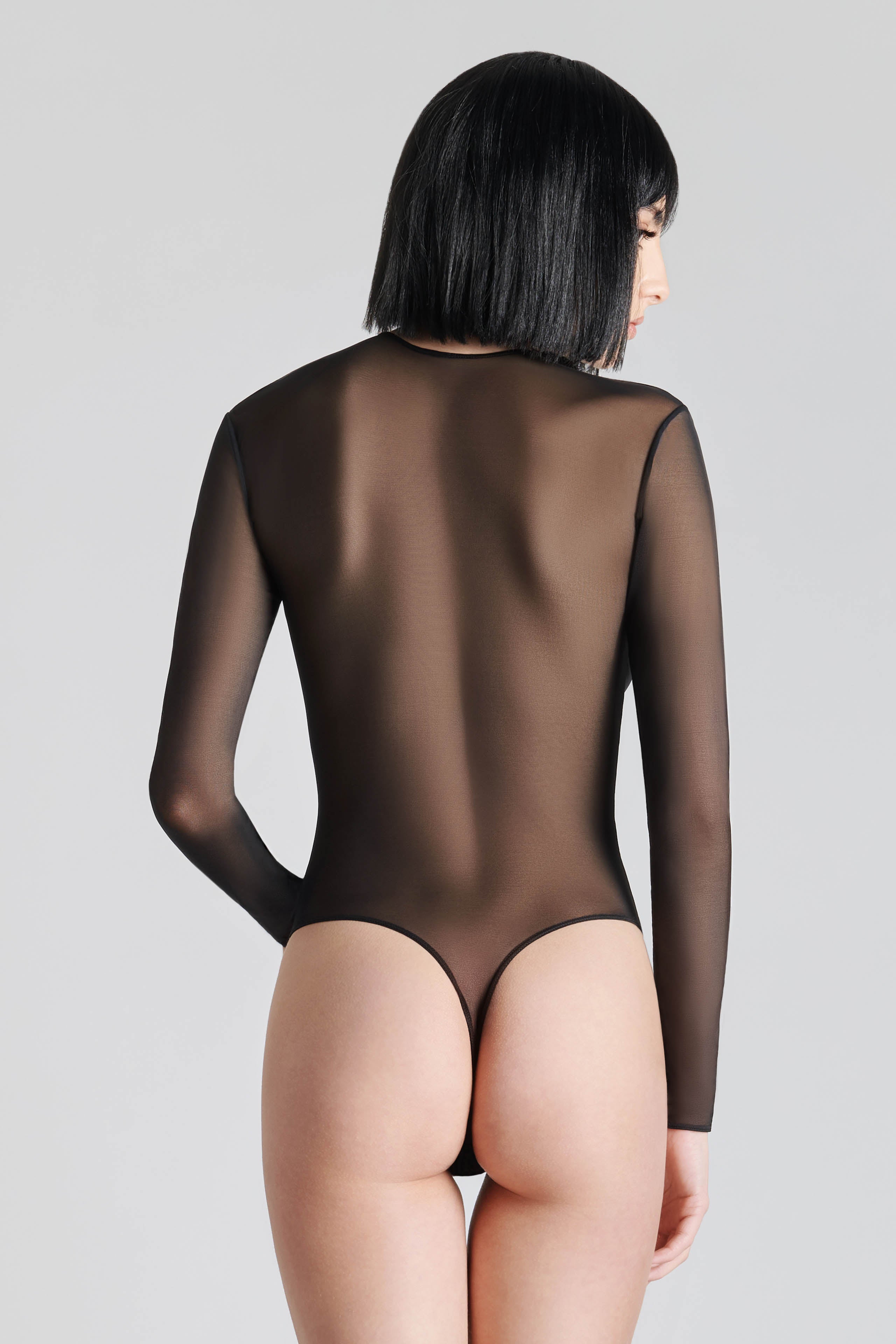 Thong body with zip - Pure tentation