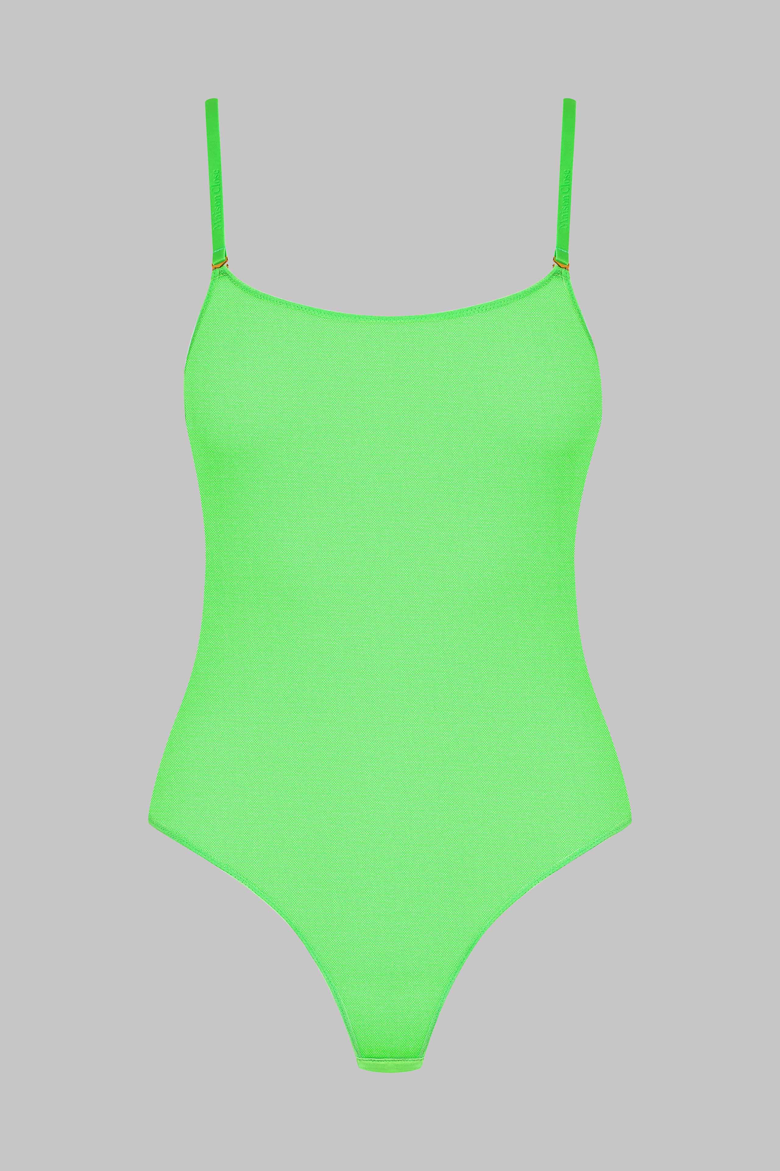 Green 2025 neon bodysuit