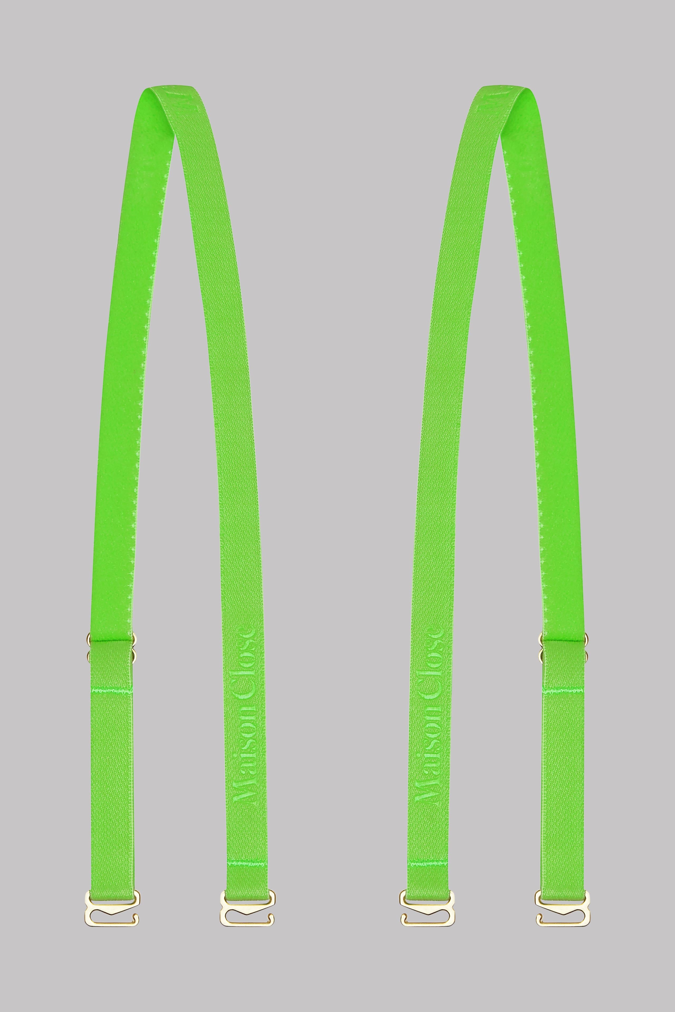 Shoulder straps for body - Signature - Neon Green/Gold - 1 Pair