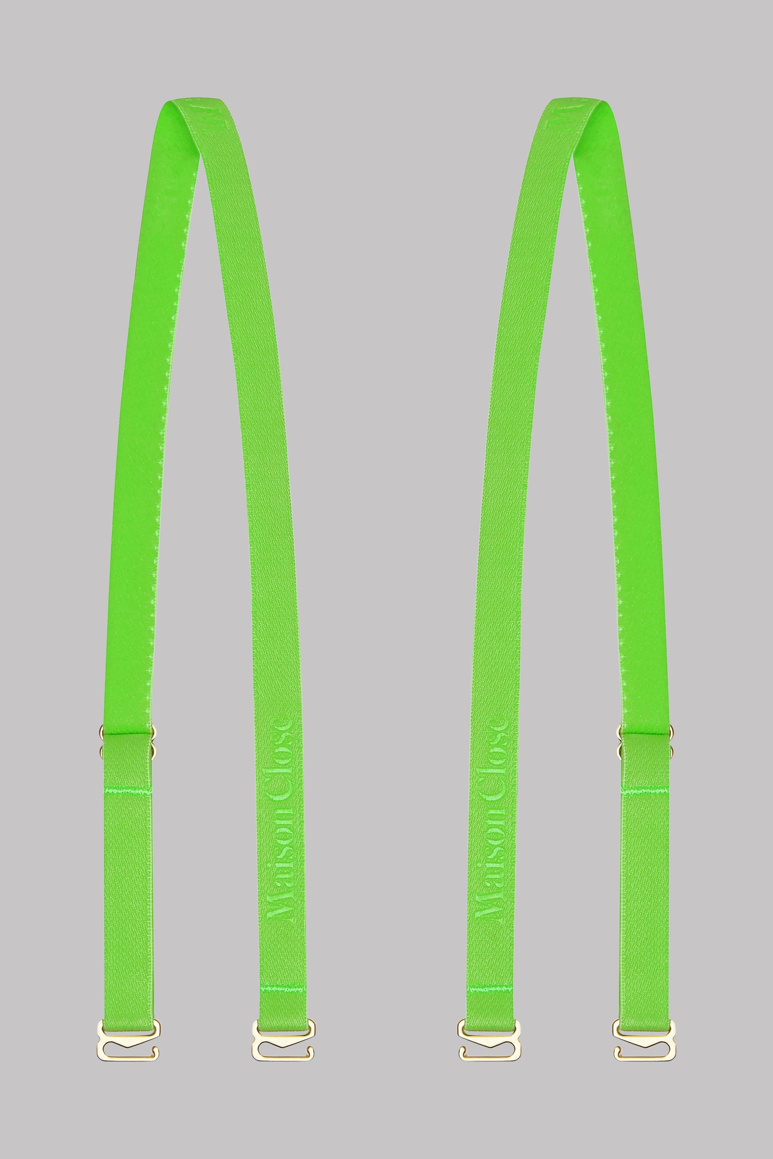 Shoulder straps for body - Signature - Neon Green/Gold - 1 Pair