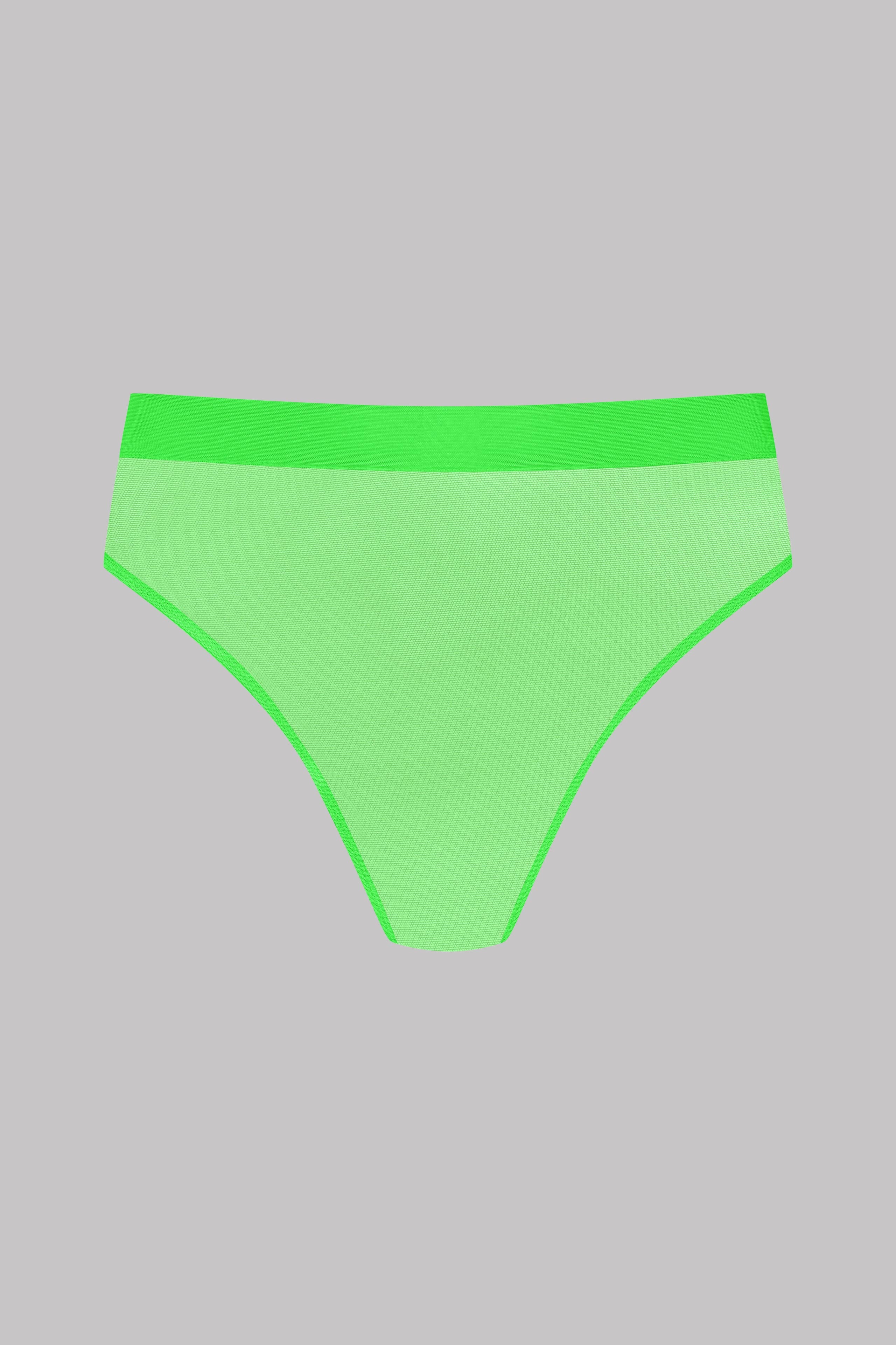 High-waist Thong - Corps à Corps Neon