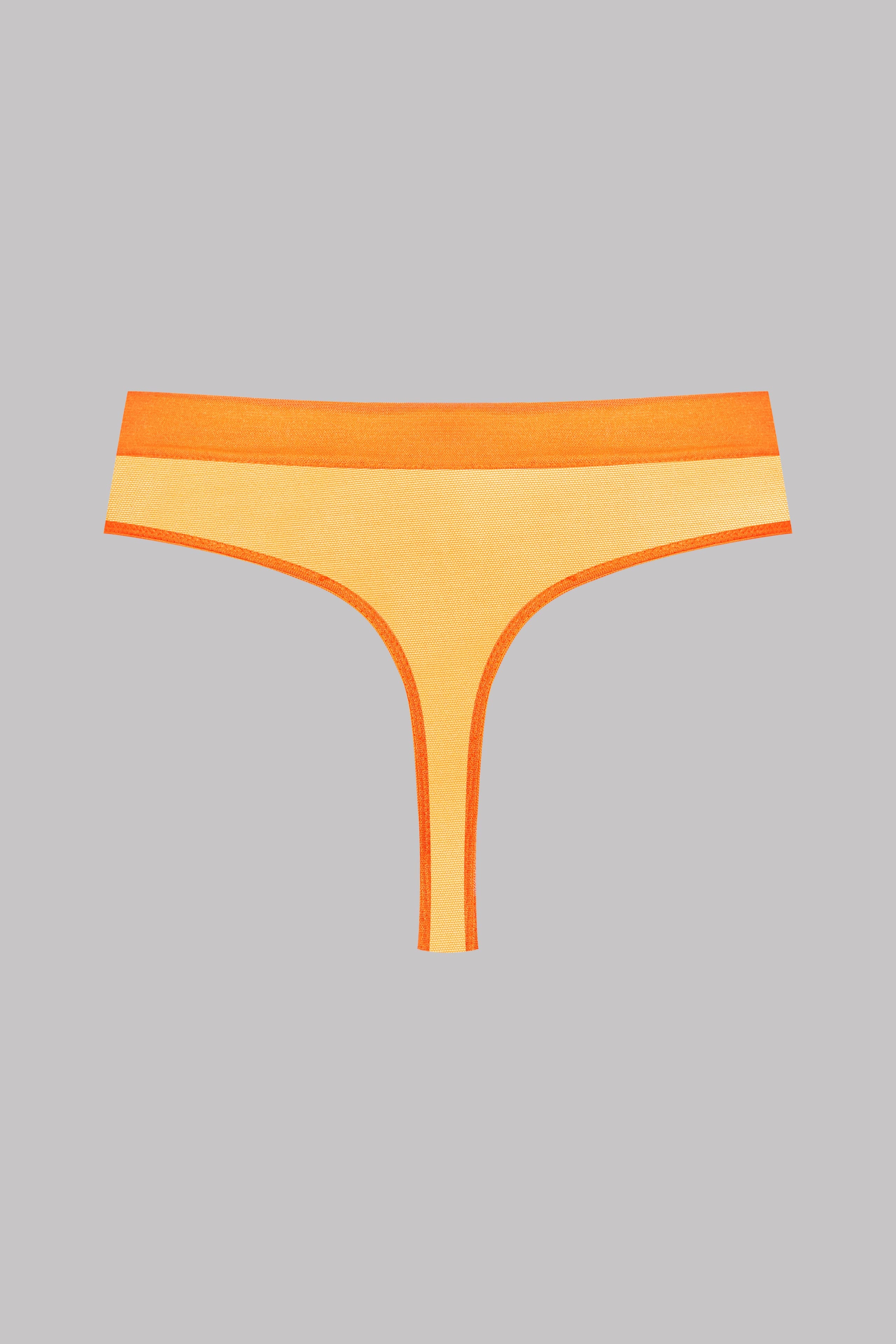 High-waist Thong - Corps à Corps Neon