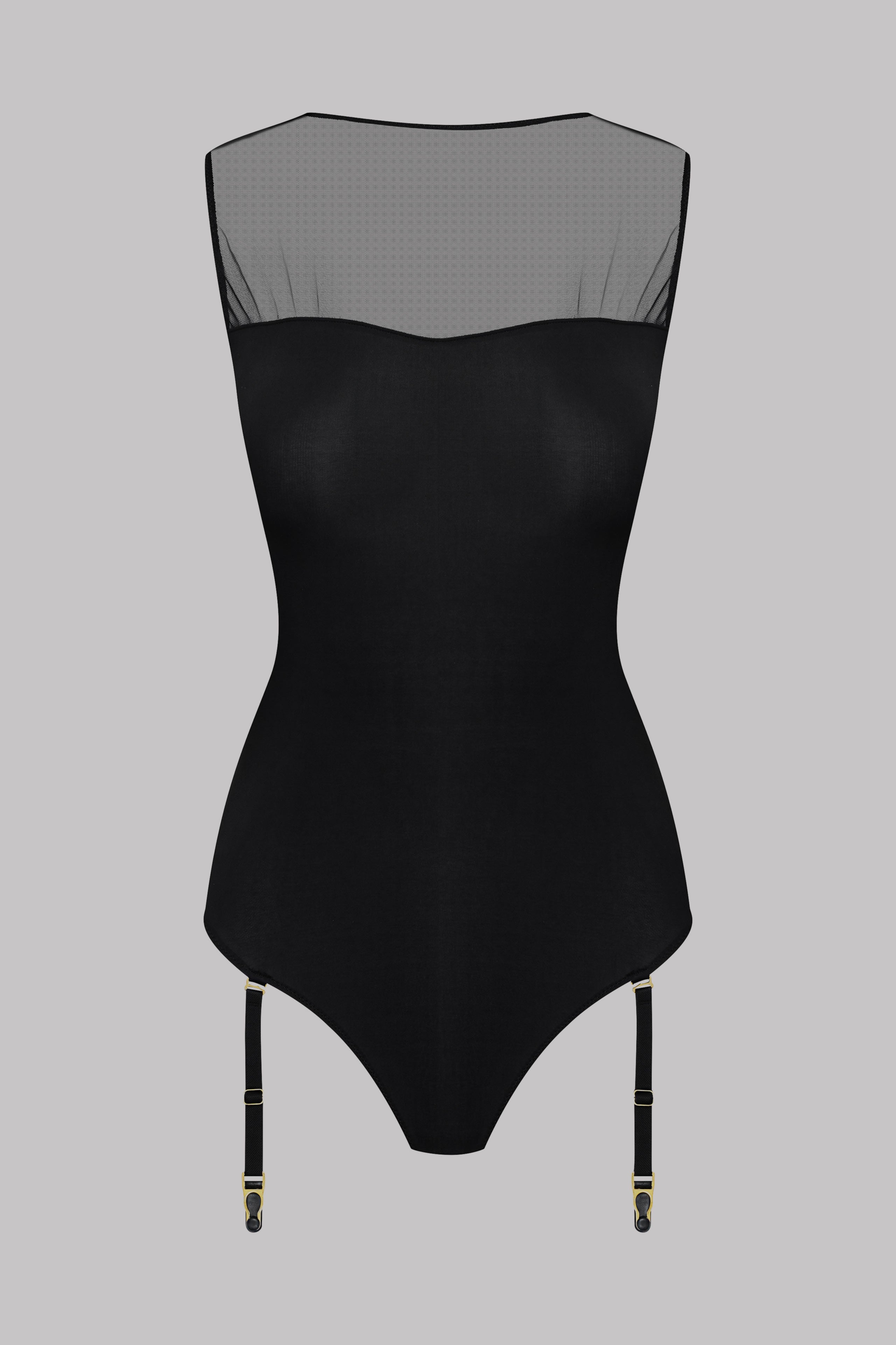 Bodysuit with suspenders - Madame Reve
