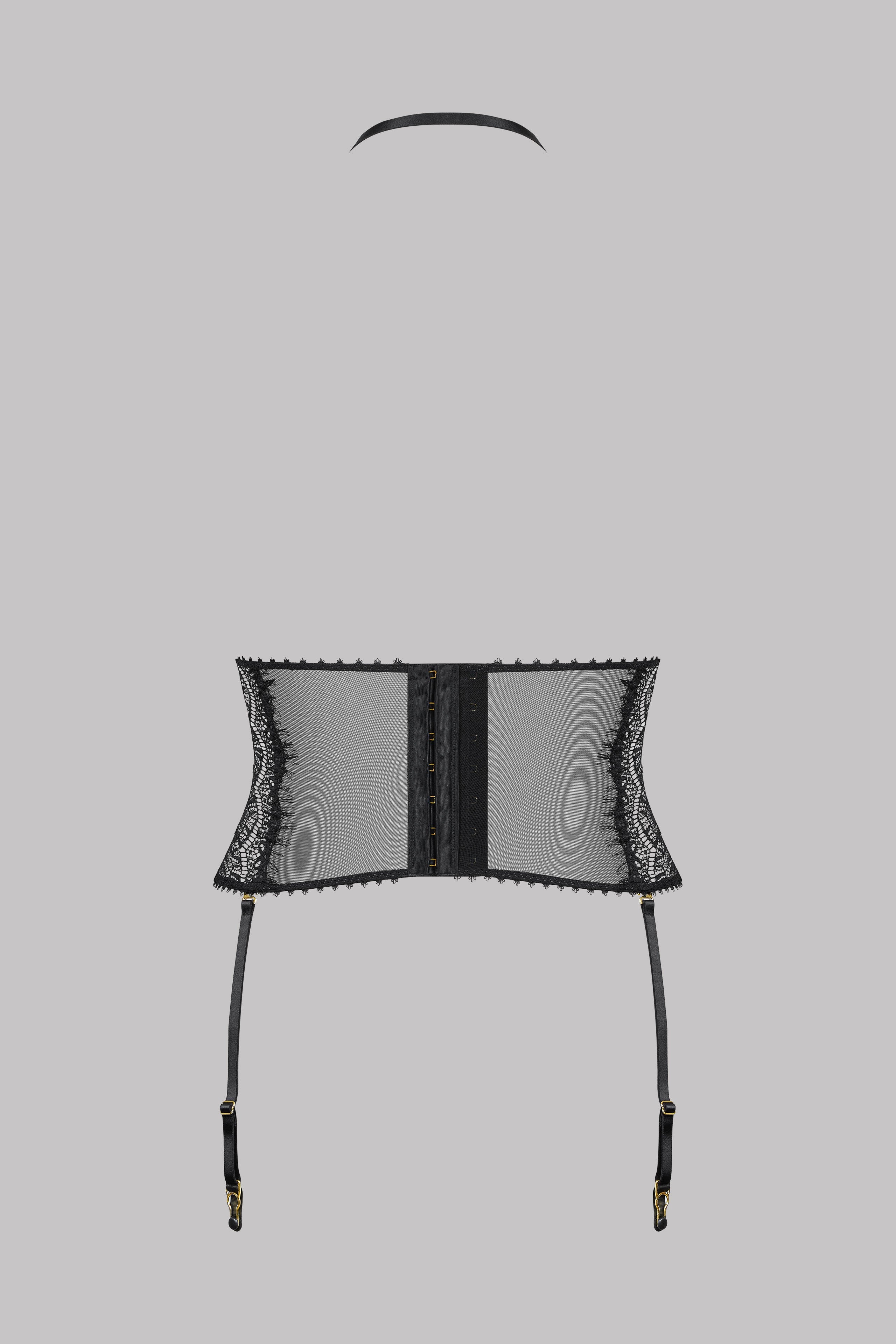 Waist cinched with suspenders - Accroche Coeur