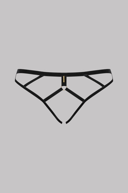 Open Panty - Velvet set